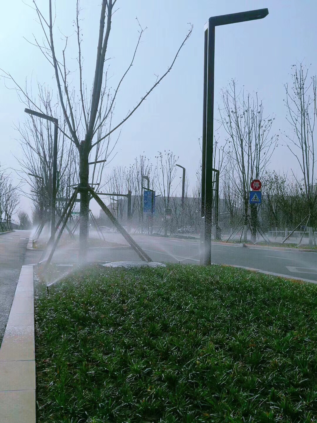 北京城市副中心自动喷灌